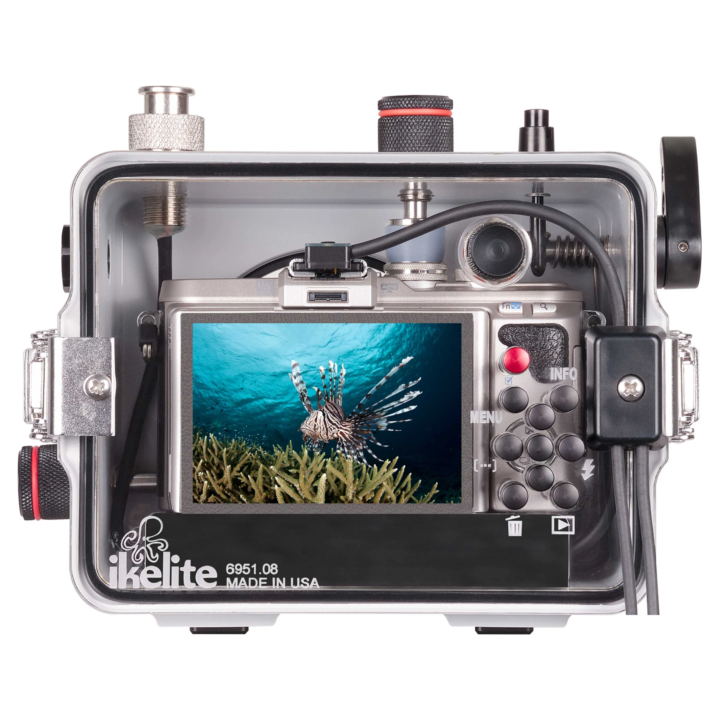 200DLM/A Underwater TTL Housing for Olympus PEN E-PL8 Mirrorless Micro Four-Thirds Digital Camera