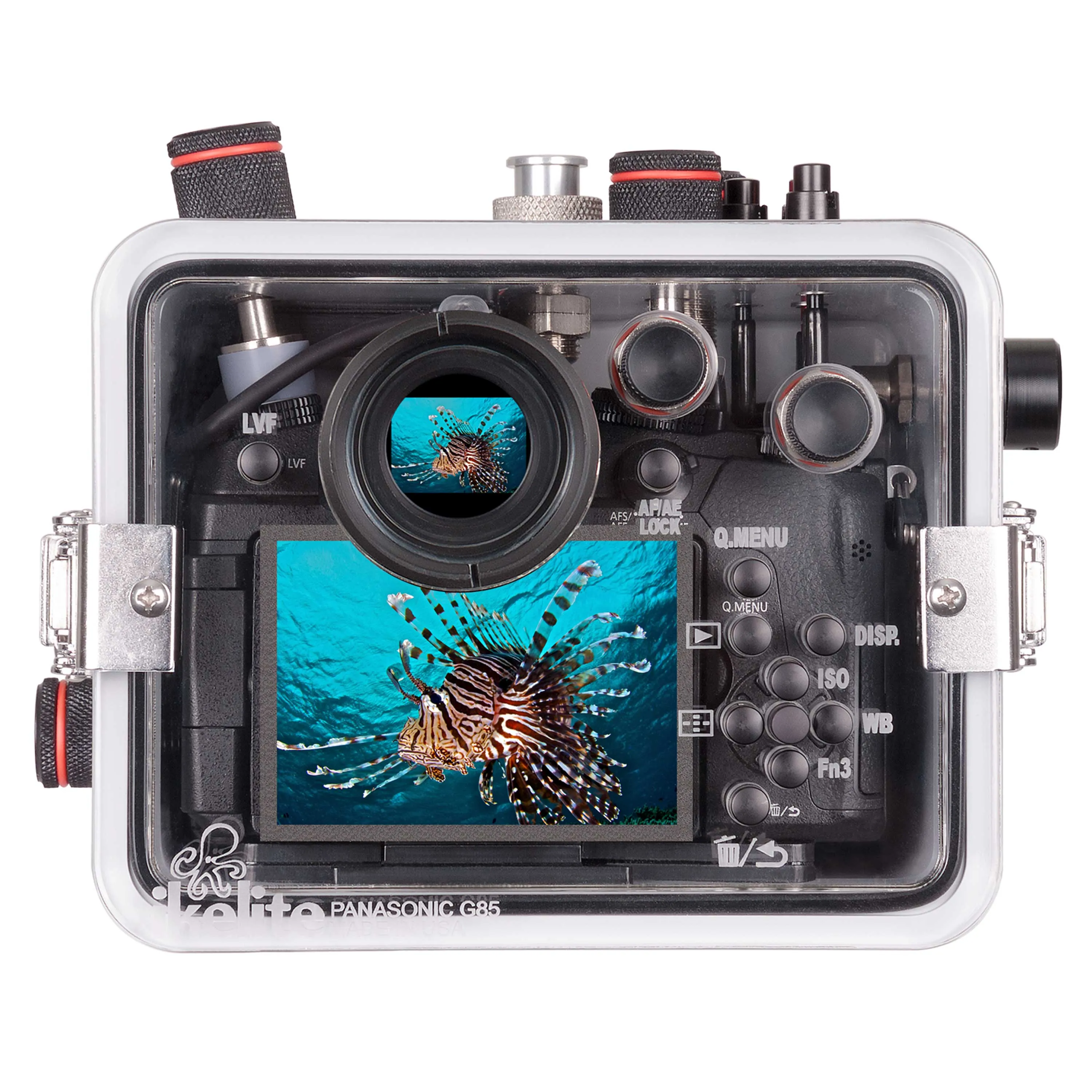 200DLM/B Underwater Housing for Panasonic Lumix G85, G80 Mirrorless Micro Four-Thirds Digital Cameras