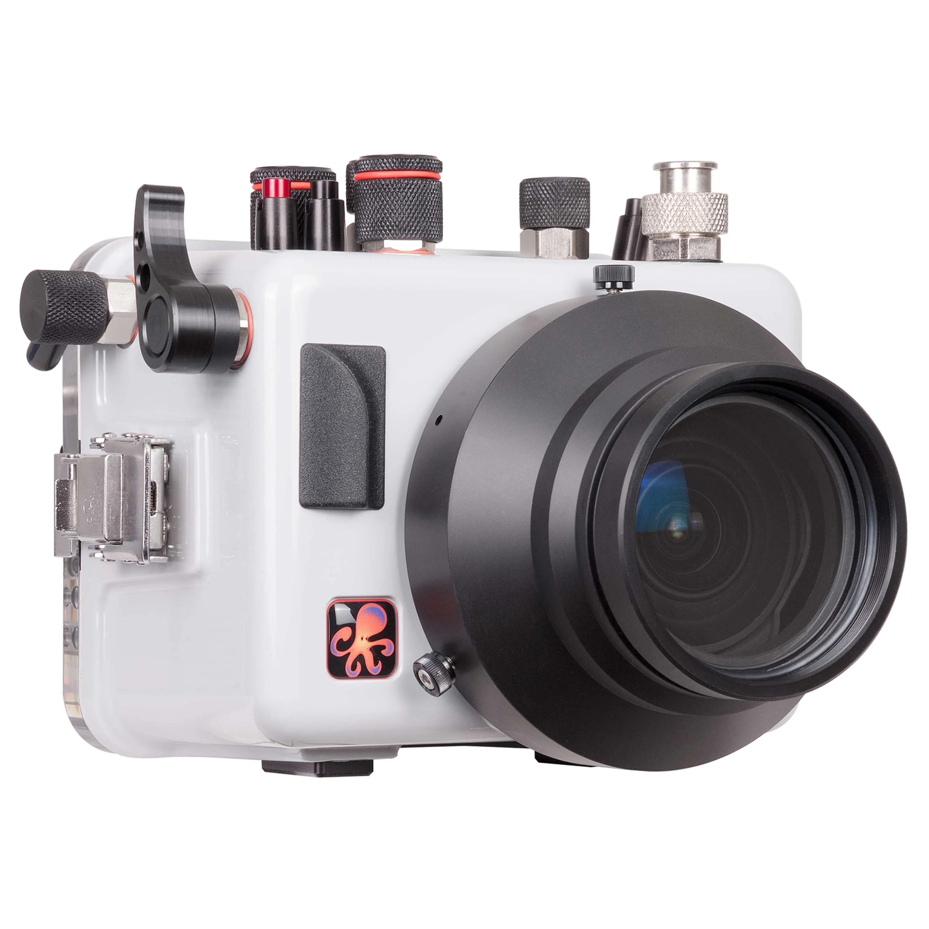 200DLM/B Underwater TTL Housing for Olympus OM-D E-M1 Mark II Mirrorless Micro Four-Thirds Cameras