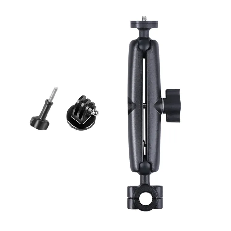 25mm Ballhead Car Front Seat Handlebar Fixed Mount Holder with Tripod Adapter & Screw for GoPro, Insta360, DJI and Other Action Cameras