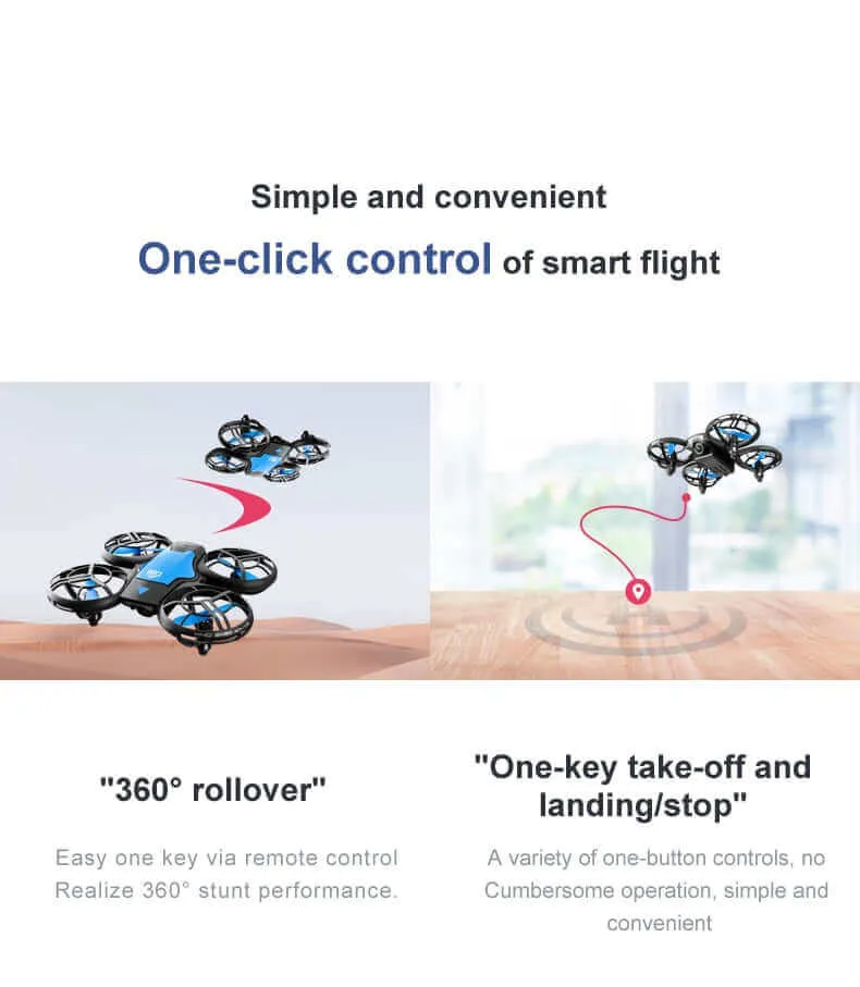 4DRC V8 Mini Drone - 4K HD Camera, WiFi FPV, Altitude Hold, Professional Helicopter Toy