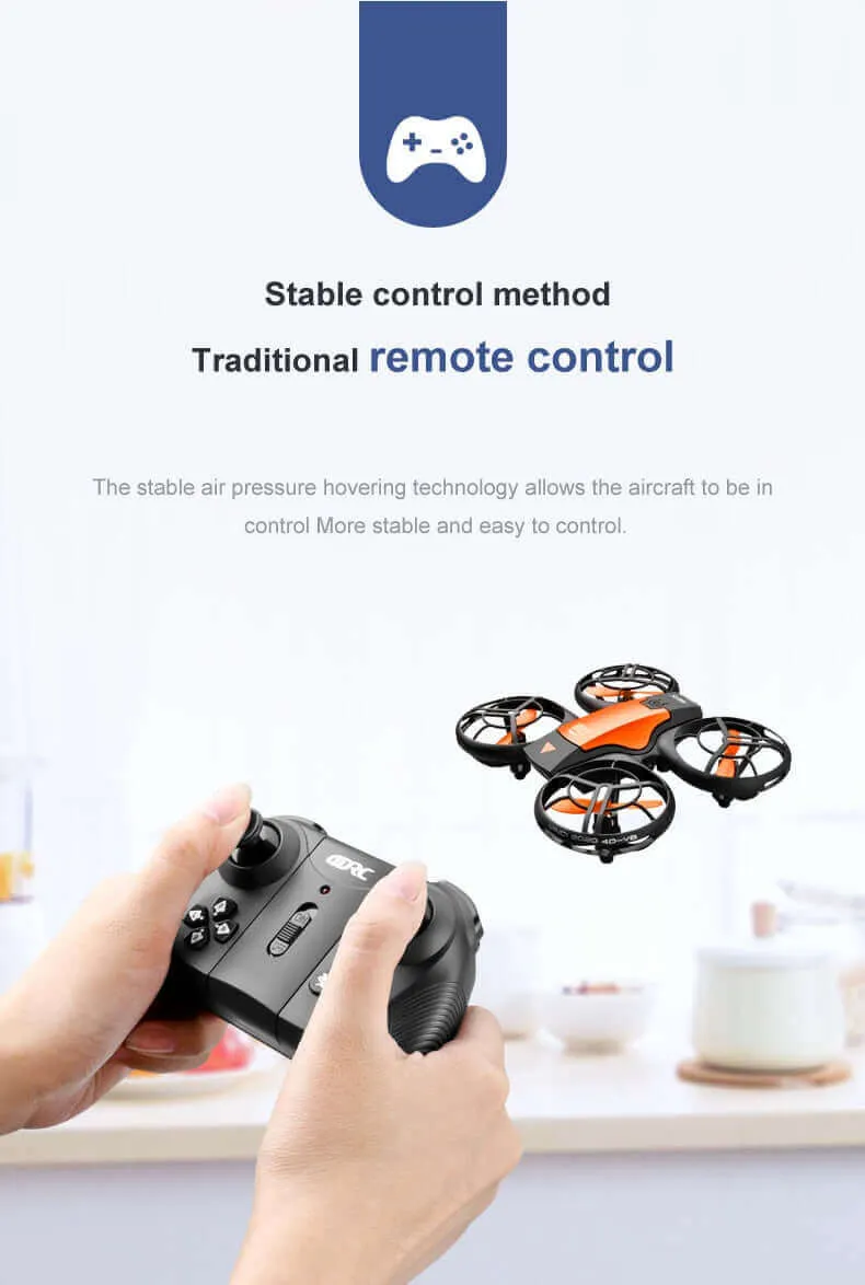 4DRC V8 Mini Drone - 4K HD Camera, WiFi FPV, Altitude Hold, Professional Helicopter Toy