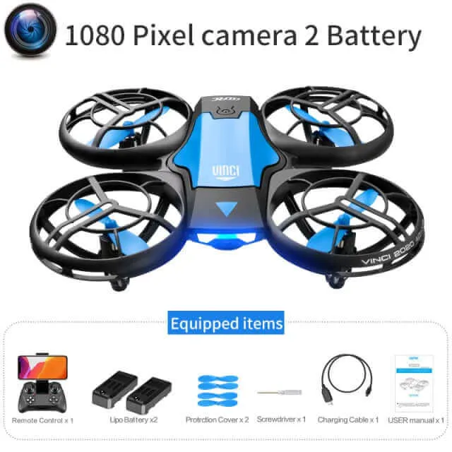 4DRC V8 Mini Drone - 4K HD Camera, WiFi FPV, Altitude Hold, Professional Helicopter Toy