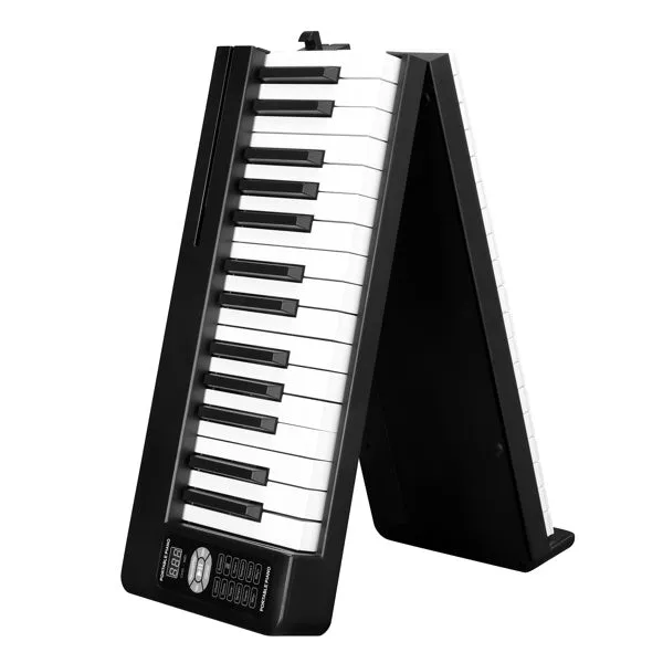 61 Key Foldable Electric Digital Piano with USB/MIDI and Bluetooth, Double Speakers and Sustain Pedal