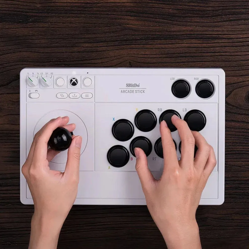 8BitDo Arcade Stick for Xbox Series X/S/One: Turbo & Macro Functions. 2.4G and USB Wired Connectivity