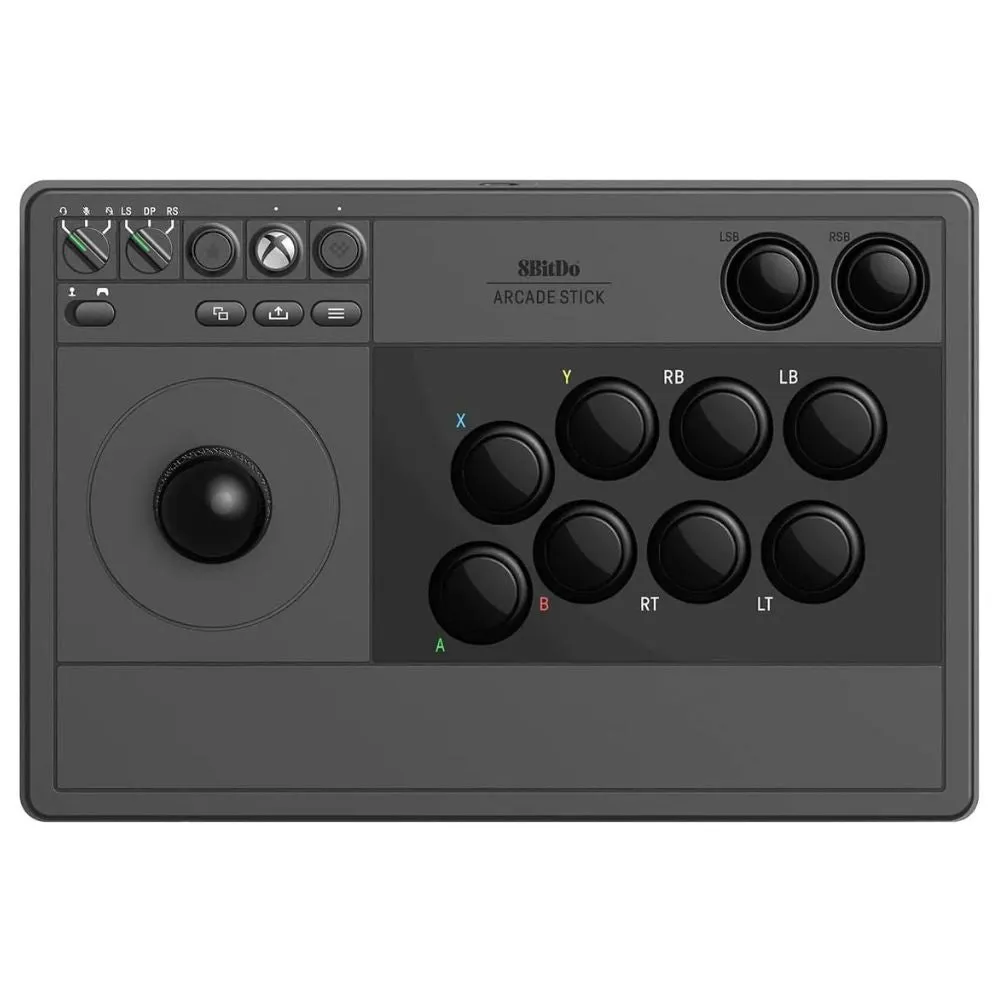 8BitDo Arcade Stick for Xbox Series X/S/One: Turbo & Macro Functions. 2.4G and USB Wired Connectivity