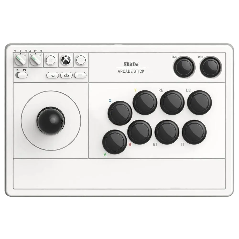 8BitDo Arcade Stick for Xbox Series X/S/One: Turbo & Macro Functions. 2.4G and USB Wired Connectivity