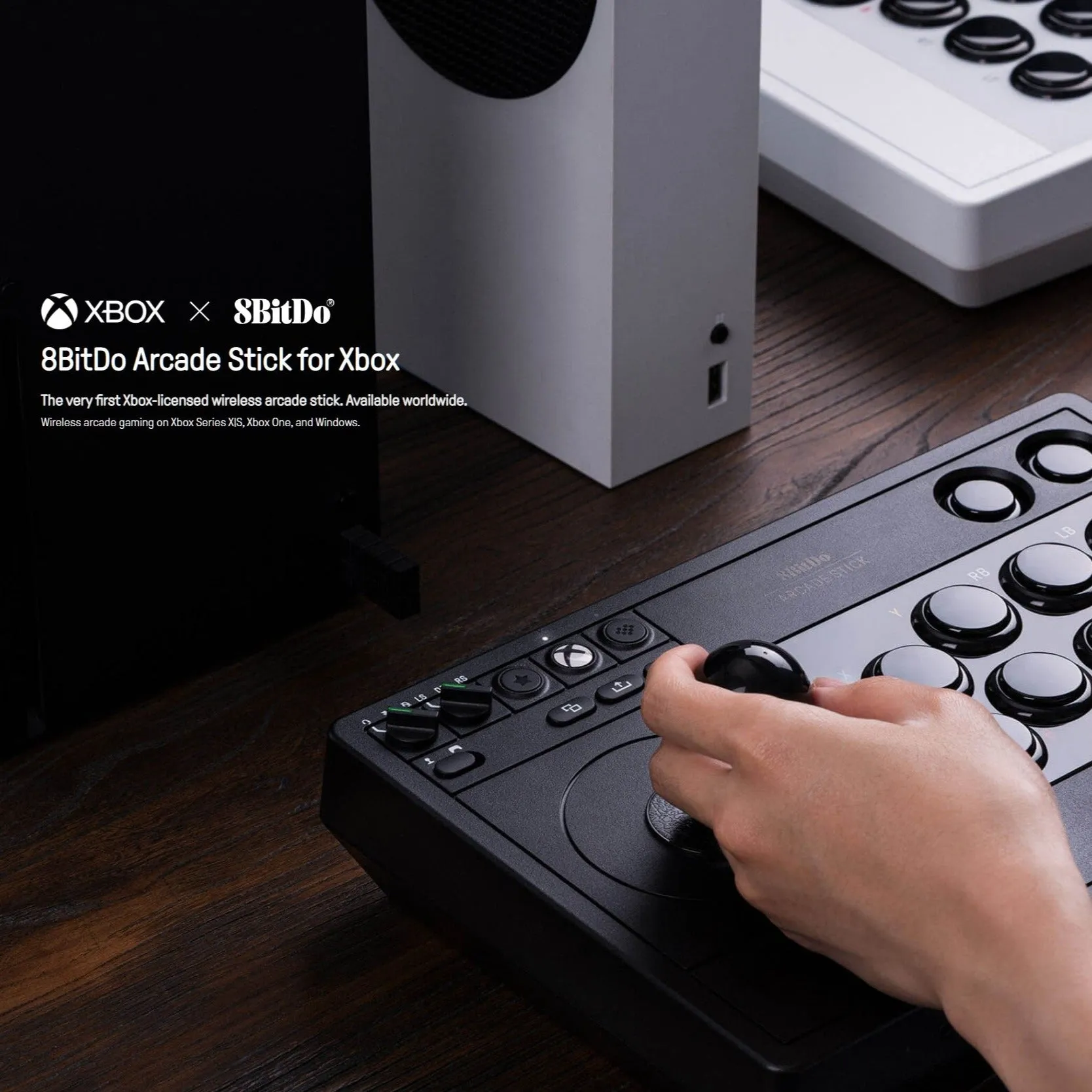 8BitDo Arcade Stick for Xbox Series X/S/One: Turbo & Macro Functions. 2.4G and USB Wired Connectivity