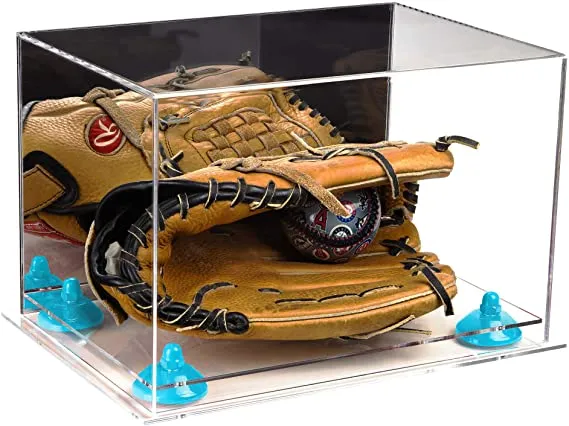 Acrylic Baseball Glove Display Case - Mirror No Wall Mounts  ((A018/V40))