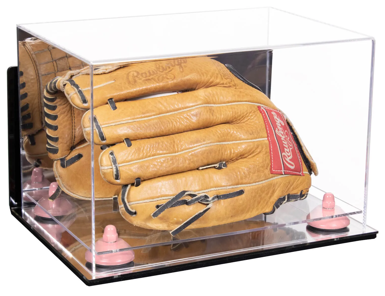 Acrylic Baseball Glove Display Case - Mirror Wall Mounts ((A018/V40))