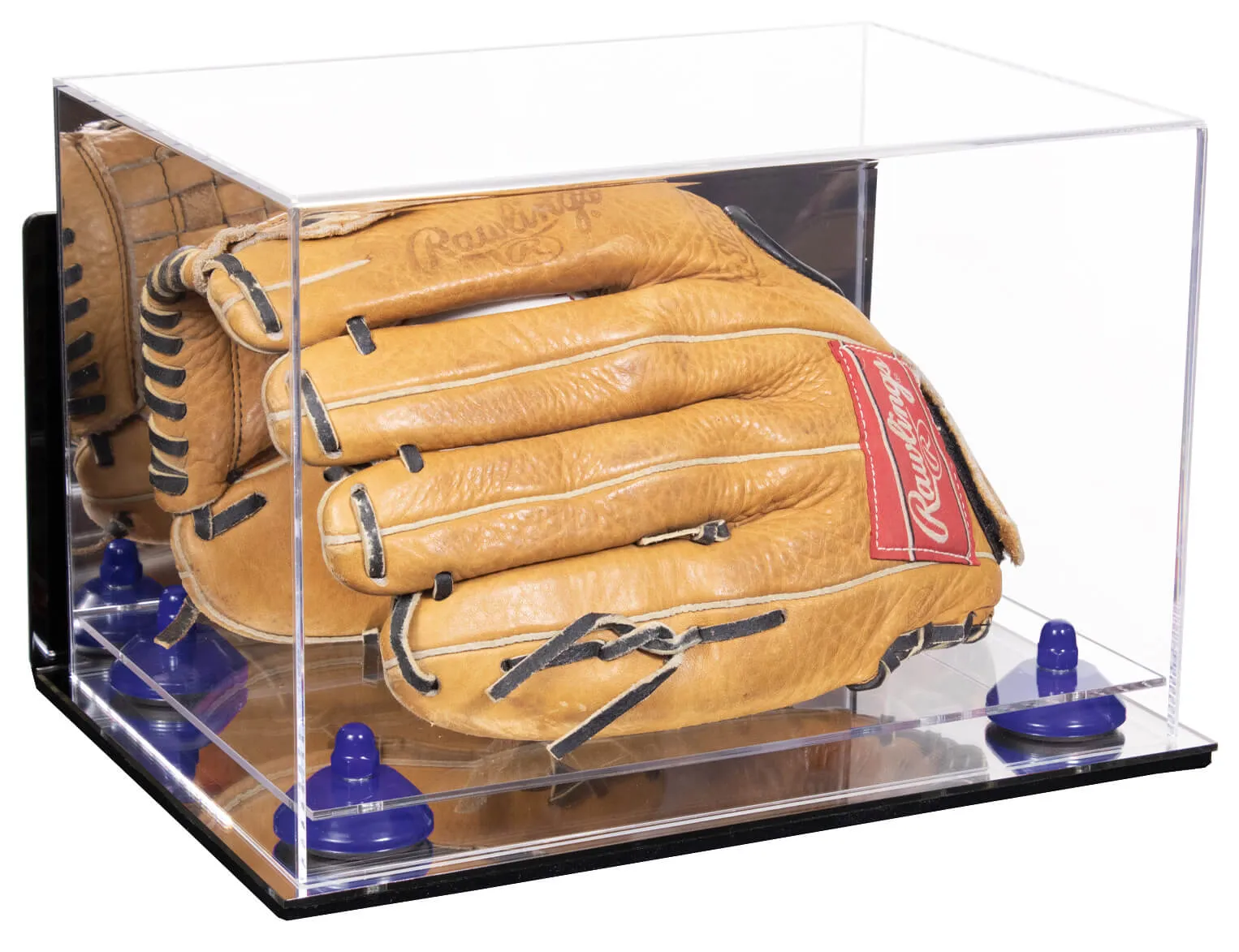 Acrylic Baseball Glove Display Case - Mirror Wall Mounts ((A018/V40))