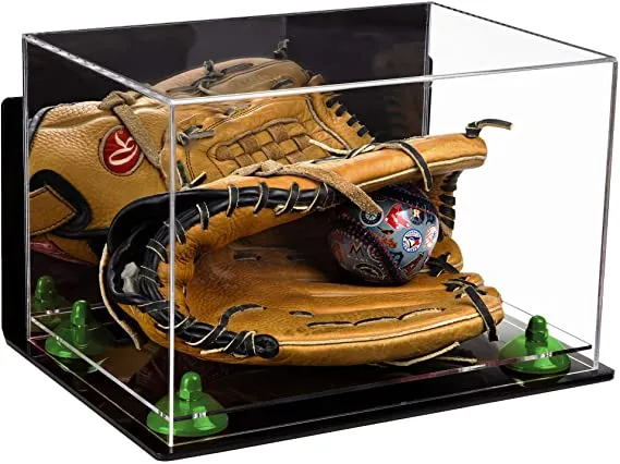 Acrylic Baseball Glove Display Case - Mirror Wall Mounts ((A018/V40))