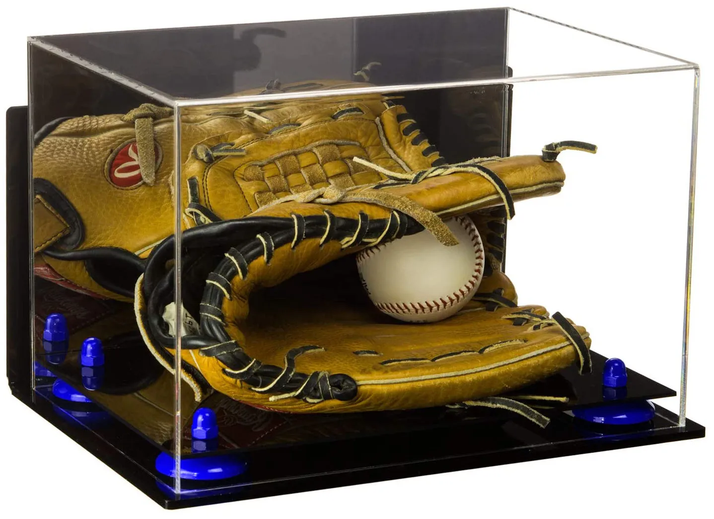 Acrylic Baseball Glove Display Case - Mirror Wall Mounts ((A018/V40))