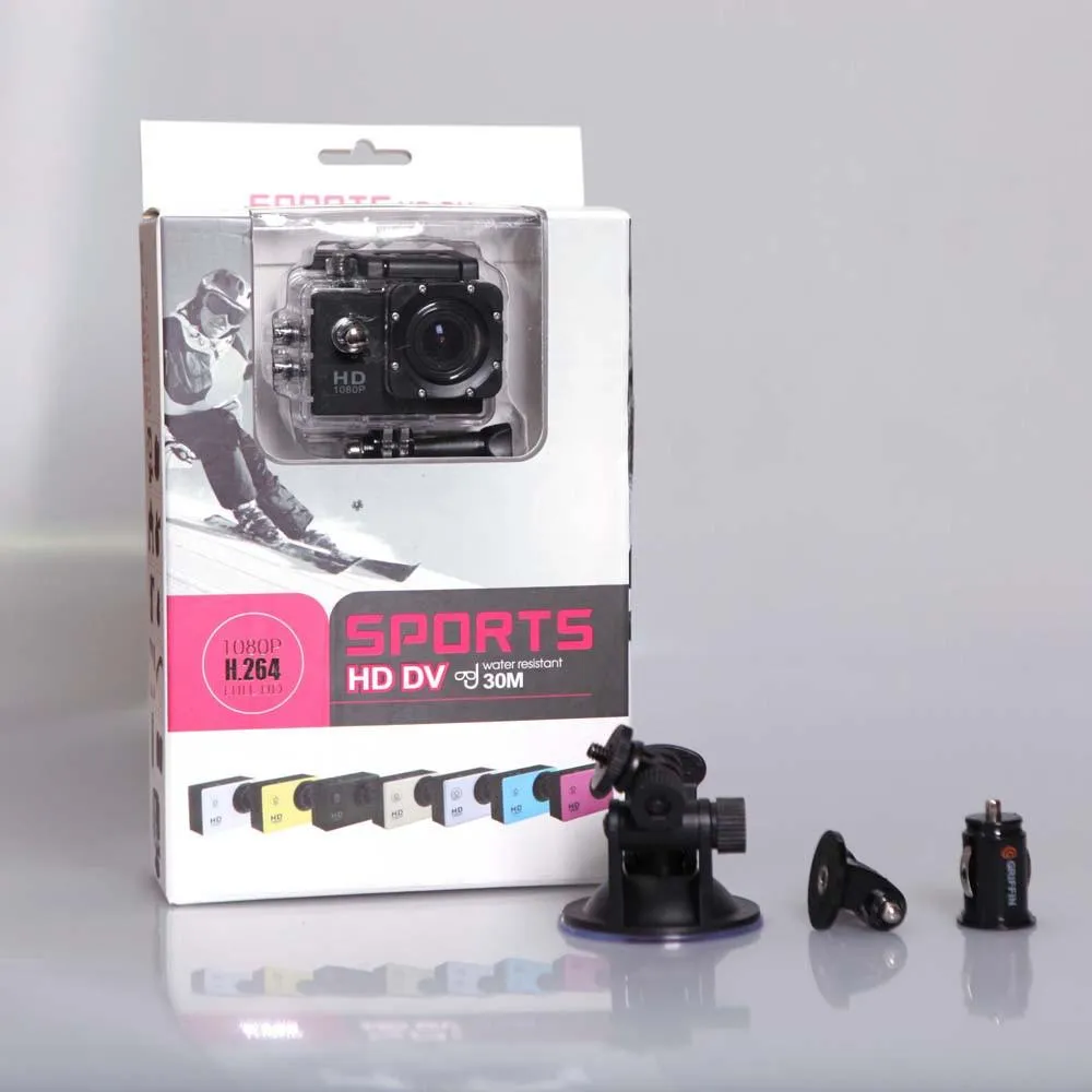 Action Sports Waterproof Camera & Complete Accessory Kit Full HD 1080p Video Photo Helmetcam SJ5000 DV