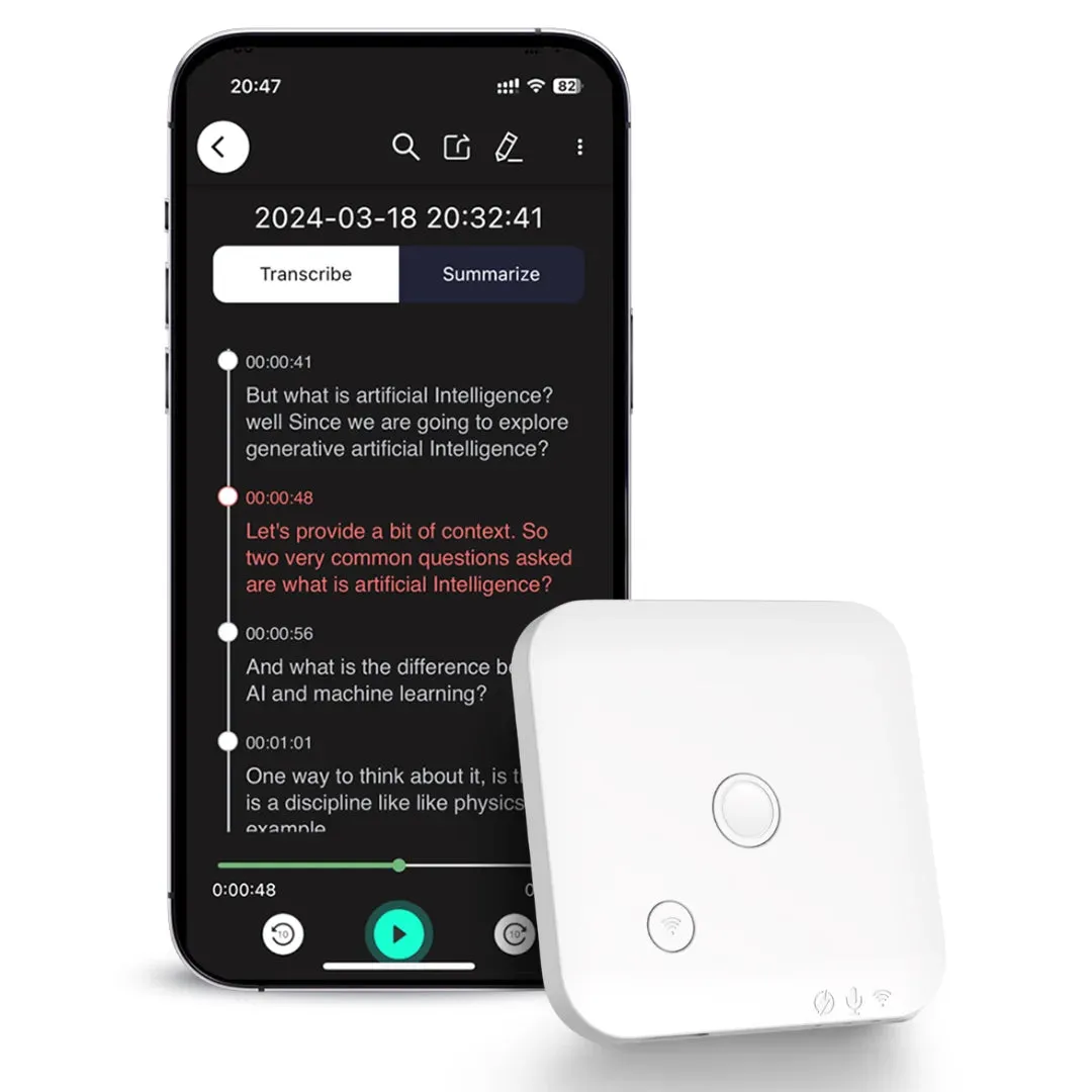 AI-Powered Voice Recorder and Call Recorder With Speech-To-Text & Summarization