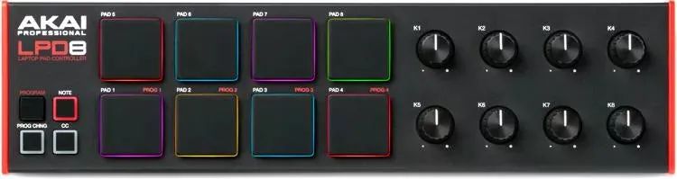 Akai LPD8MK2 Mini 8-Pad USB Controller