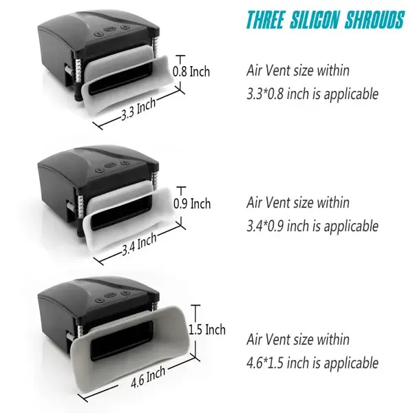 Auto-Temp Detection Laptop Fan Cooler with Temperature Display