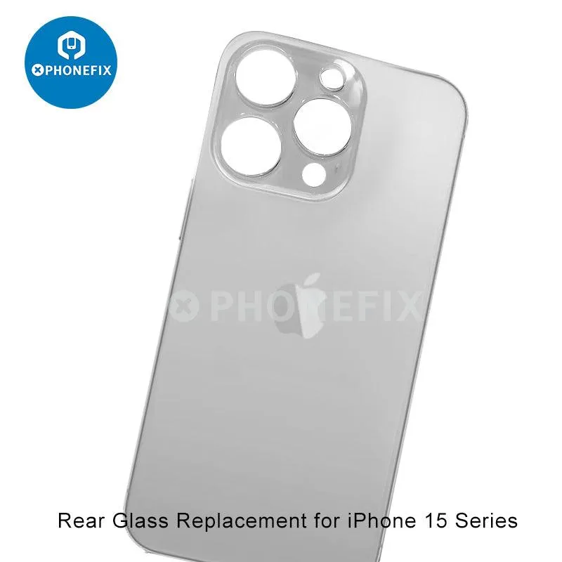 Back Cover Glass With Big Camera Hole For iPhone 15 Series