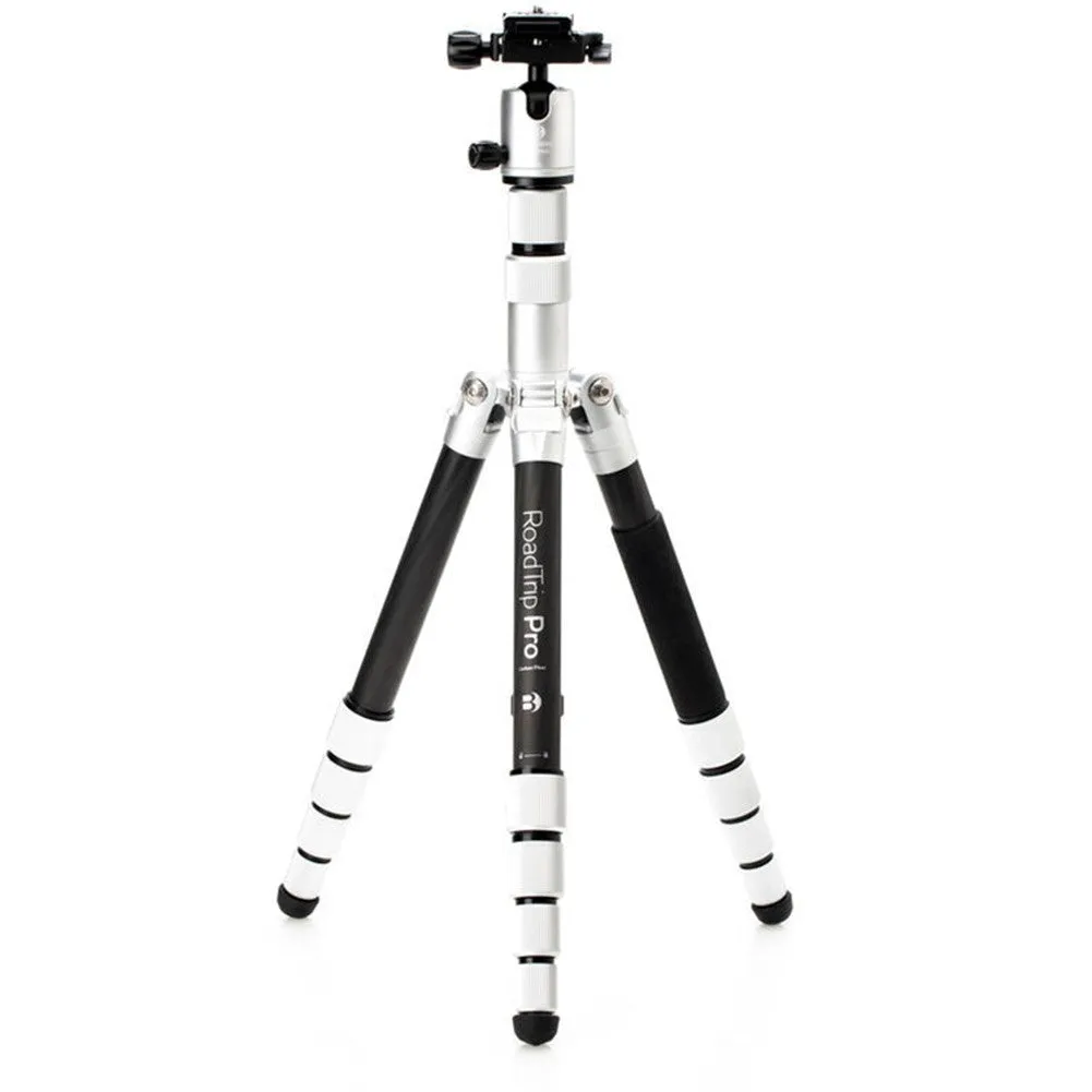 Benro MeFoto Roadtrip Pro 6-in-1 Tripod, Carbon Fibre - Silver