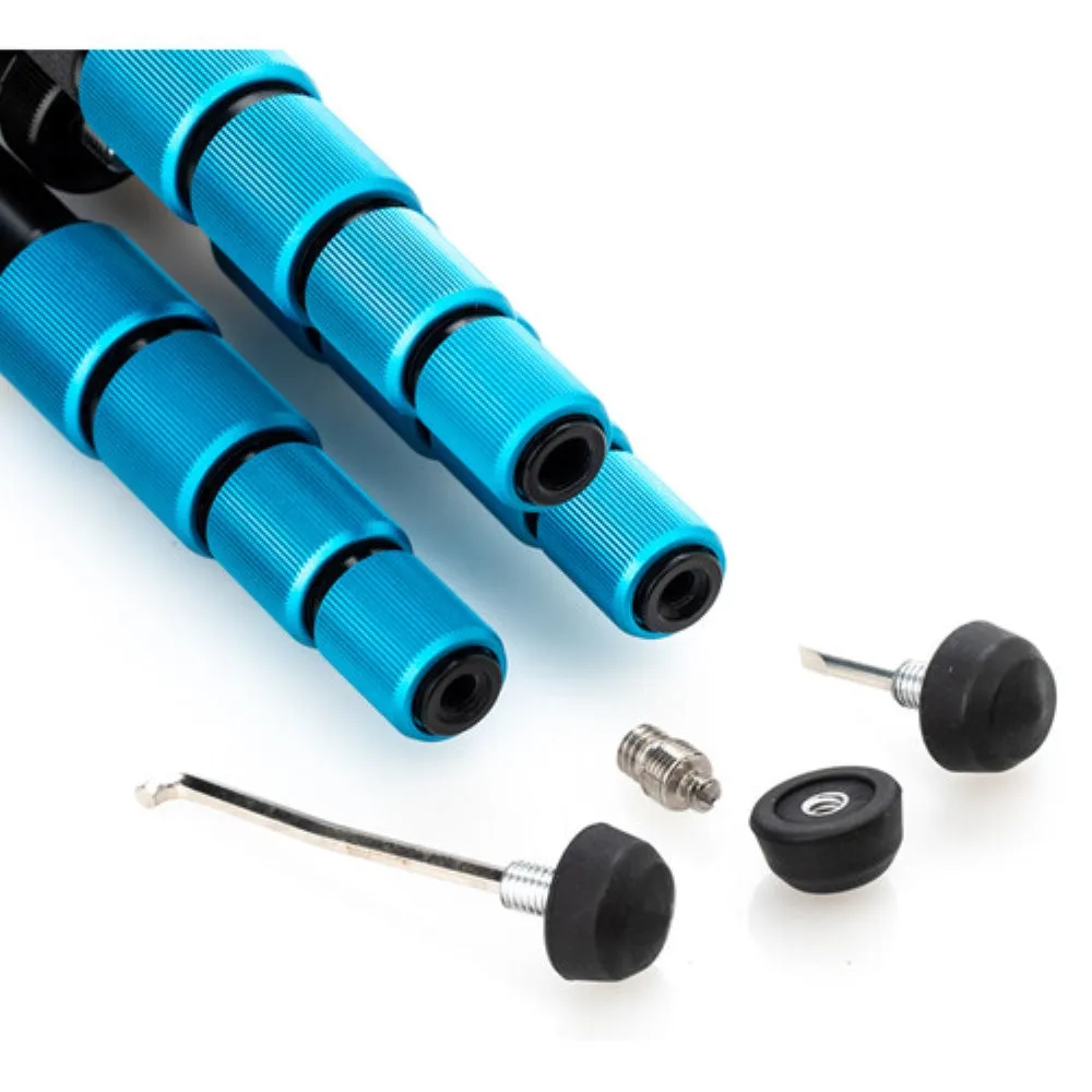 Benro MeFOTO RoadTrip Pro Aluminum Series 1 Travel Tripod with Ball Head and Monopod | Pacific Blue