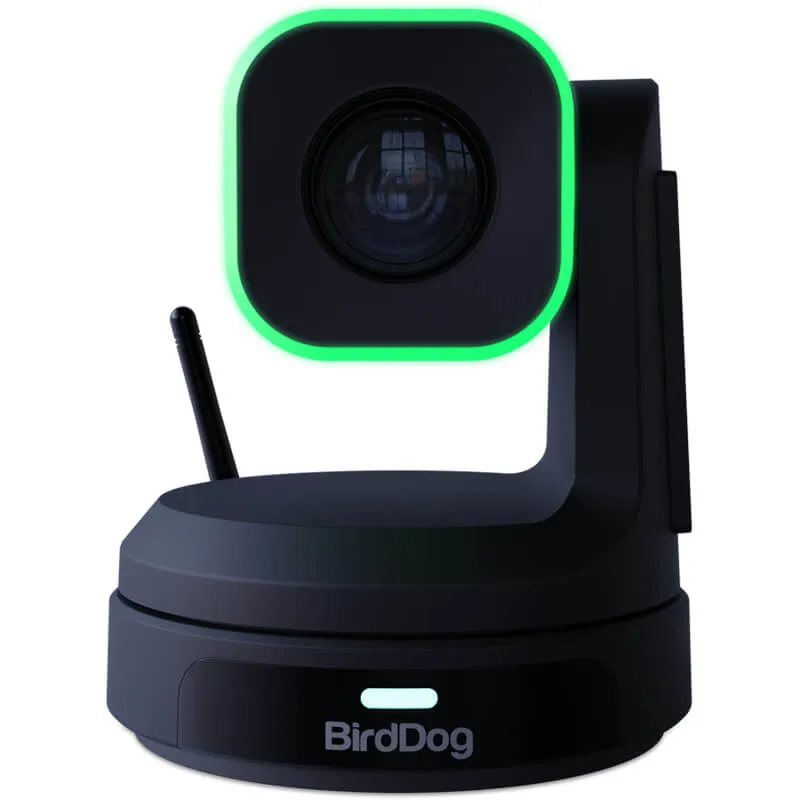 BirdDog X1 NDI® | HX3 PTZ Camera featuring NDI® | HX Decoder, e-ink display and HALO Tally - Black