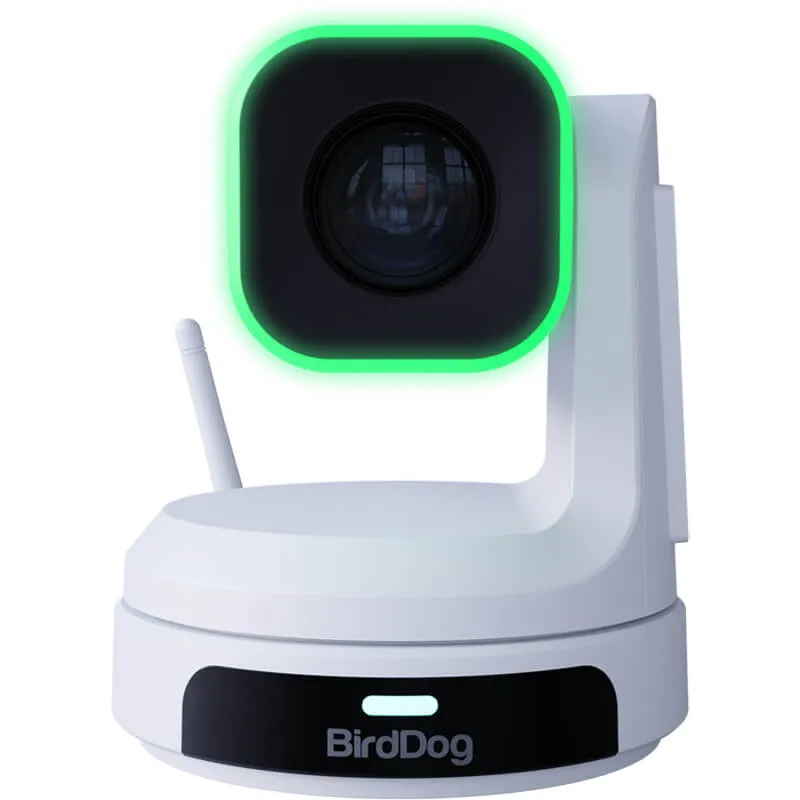 BirdDog X1 NDI® | HX3 PTZ Camera featuring NDI® | HX Decoder, e-ink display and HALO Tally - White