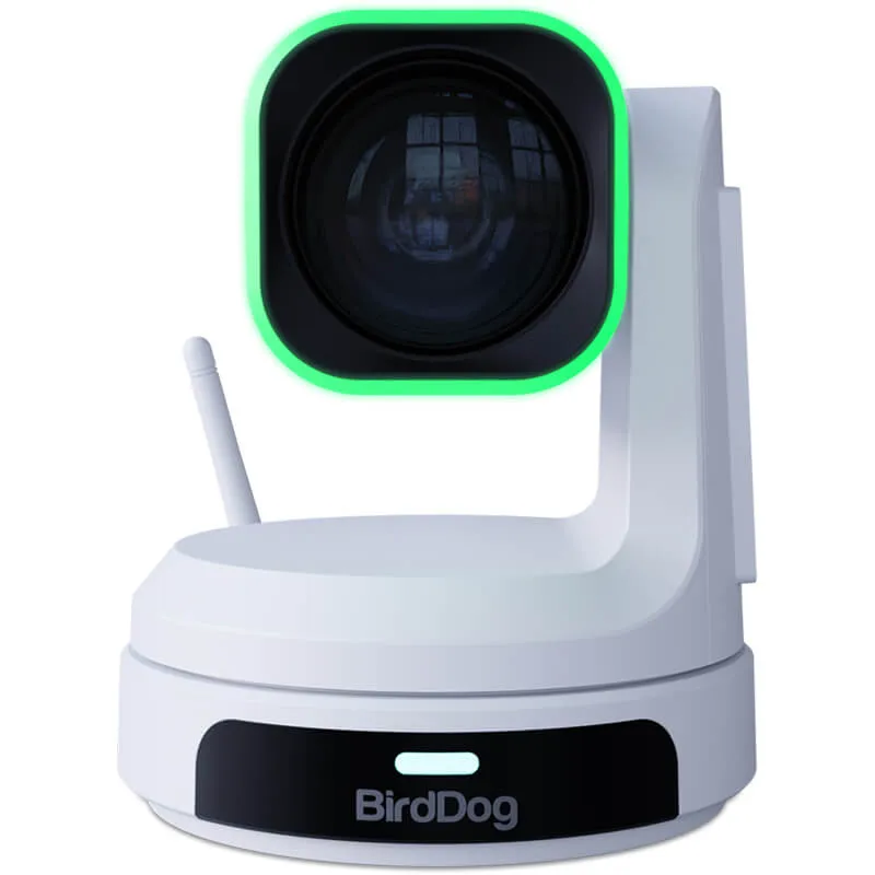 BirdDog X1 ULTRA 4K NDI® | HX3 PTZ Camera featuring NDI® | HX Decoder, e-ink display and HALO Tally - White