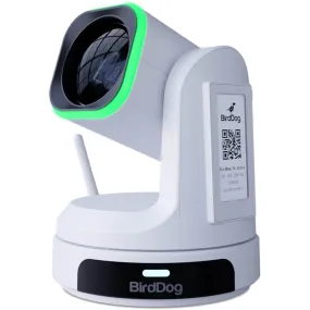 BirdDog X1 ULTRA 4K NDI® | HX3 PTZ Camera featuring NDI® | HX Decoder, e-ink display and HALO Tally - White