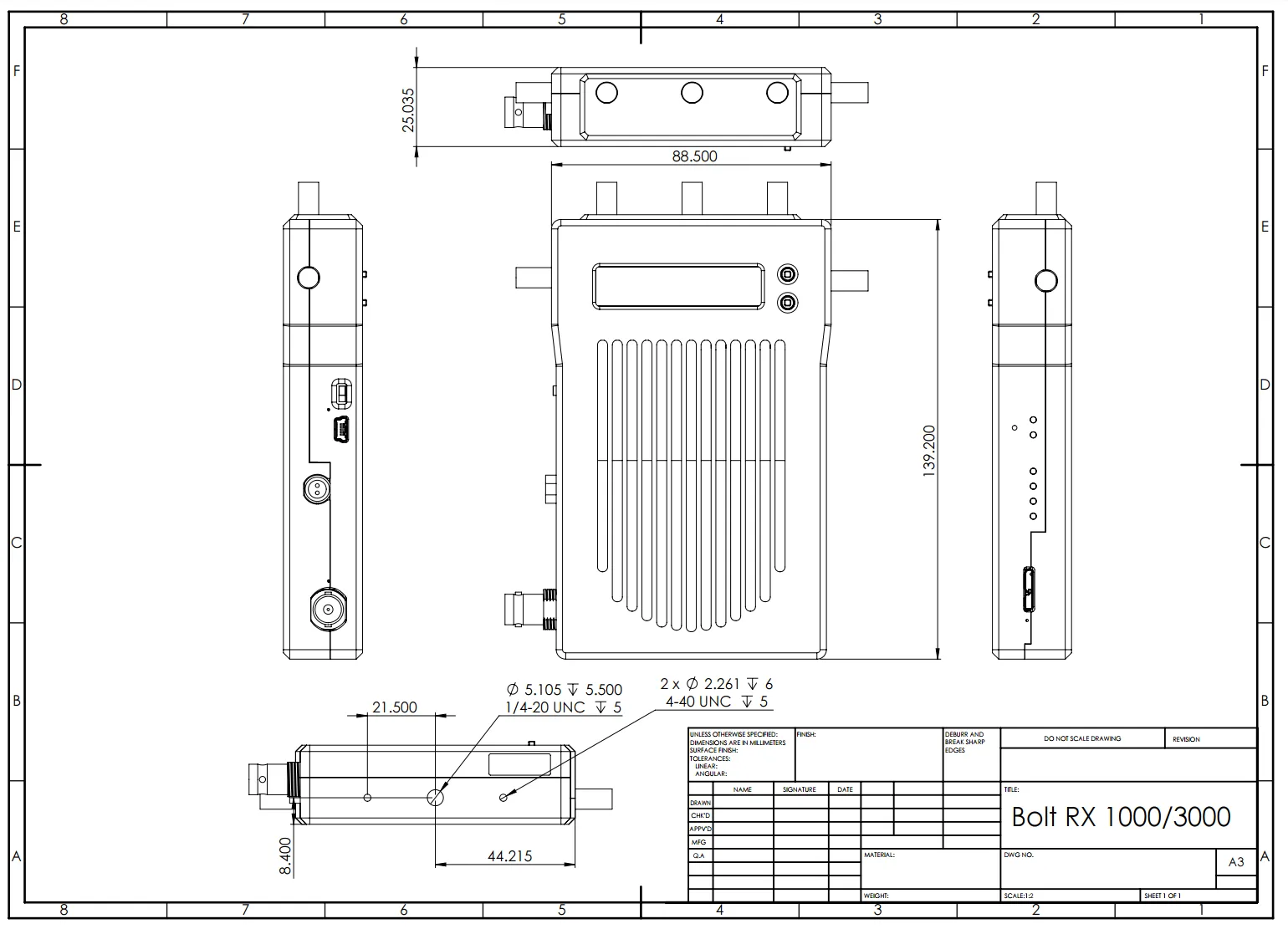 Bolt 1000 3G-SDI Video Transceiver Set