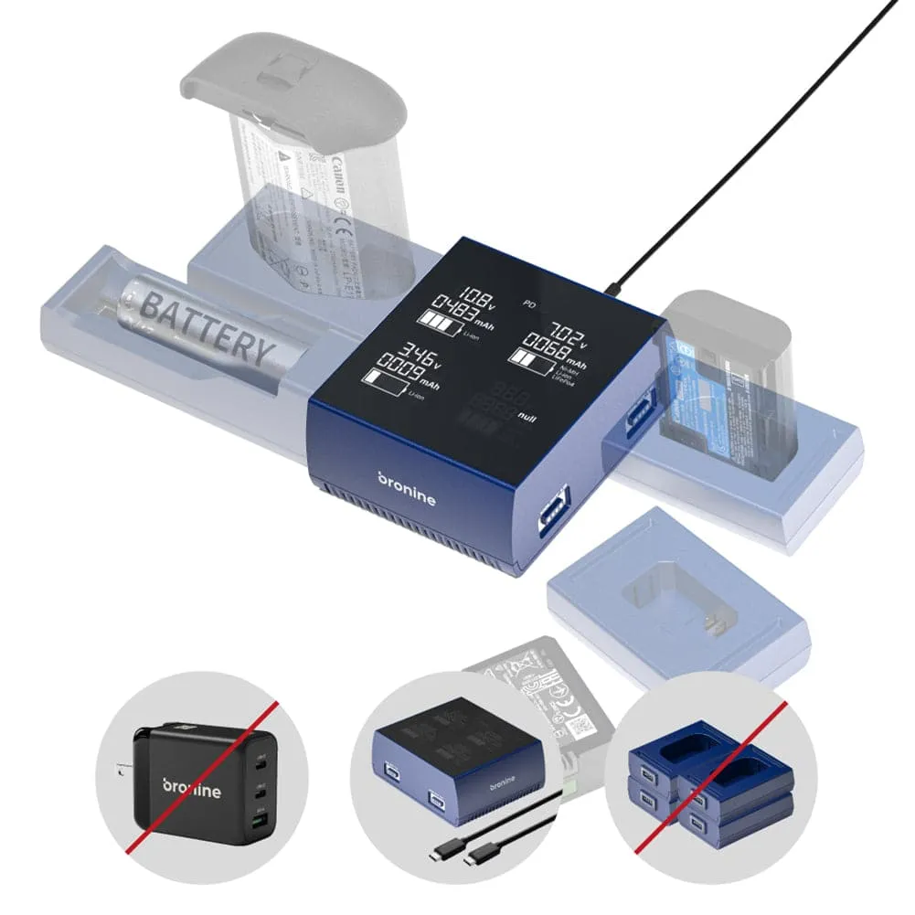 Bronine Multi Brand 4 Port Camera Charging Station