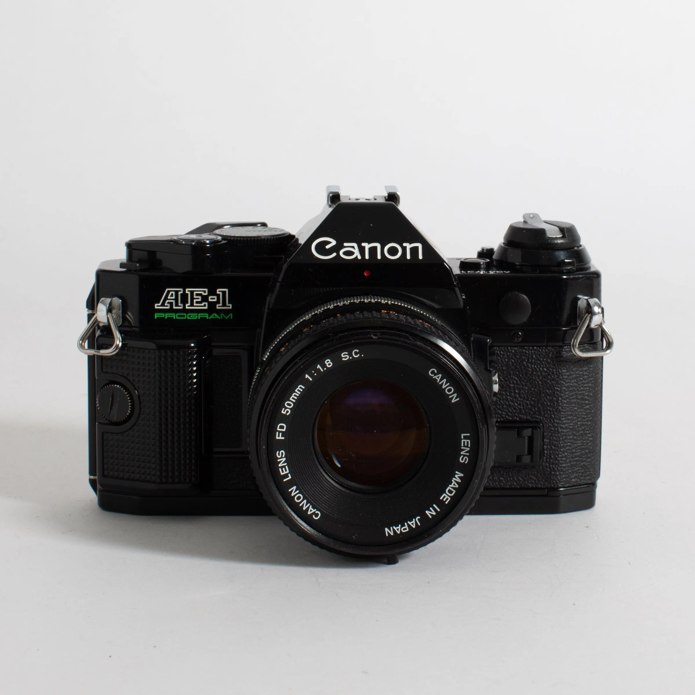 Canon AE-1 Program with 50mm f/1.8 FD S.C. Lens, fresh CLA!