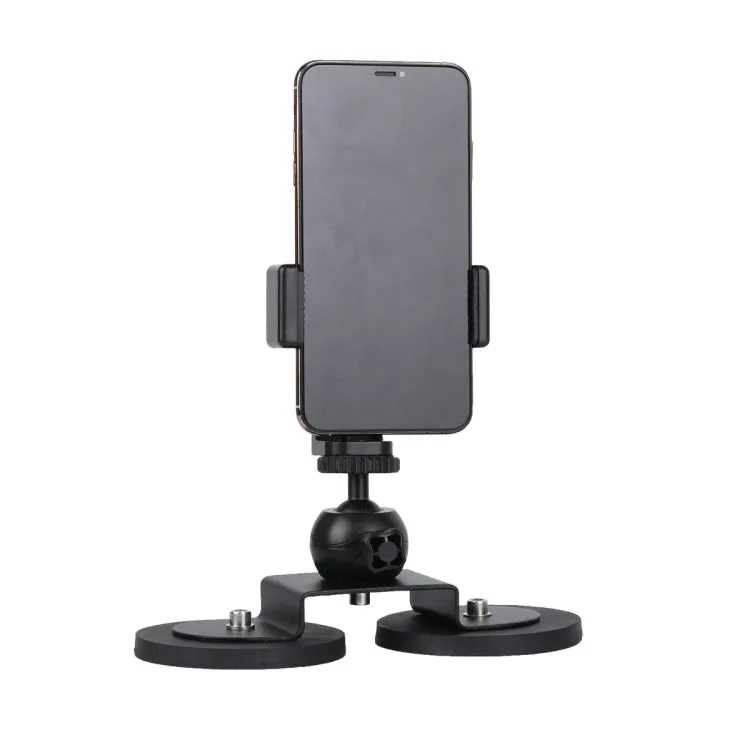 Car Suction Cup Mount Bracket for GoPro Hero11 Black / HERO10 Black / HERO9 Black / HERO8 Black /7 /6 /5 /5 Session /4 Session /4 /3  /3 /2 /1, Xiaoyi and Other Action Cameras, Size: L(Black)