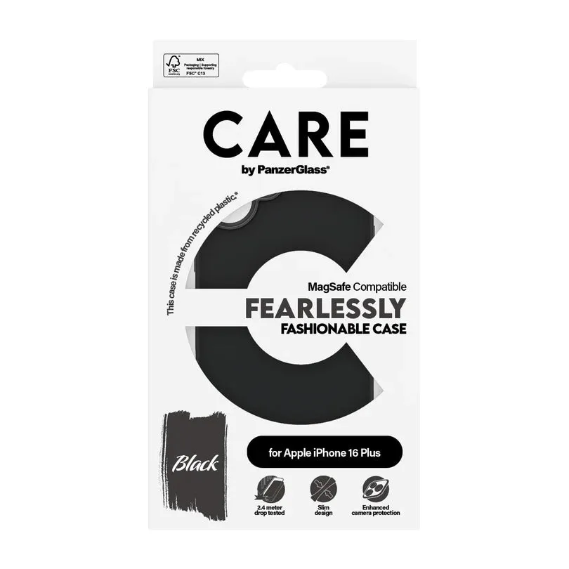 Care Fashionable Case Black w/ MagSafe for iPhone 16 Series