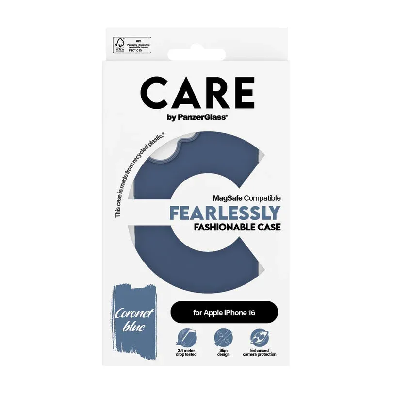 Care Fashionable Case Blue w/ MagSafe for iPhone 16 Series