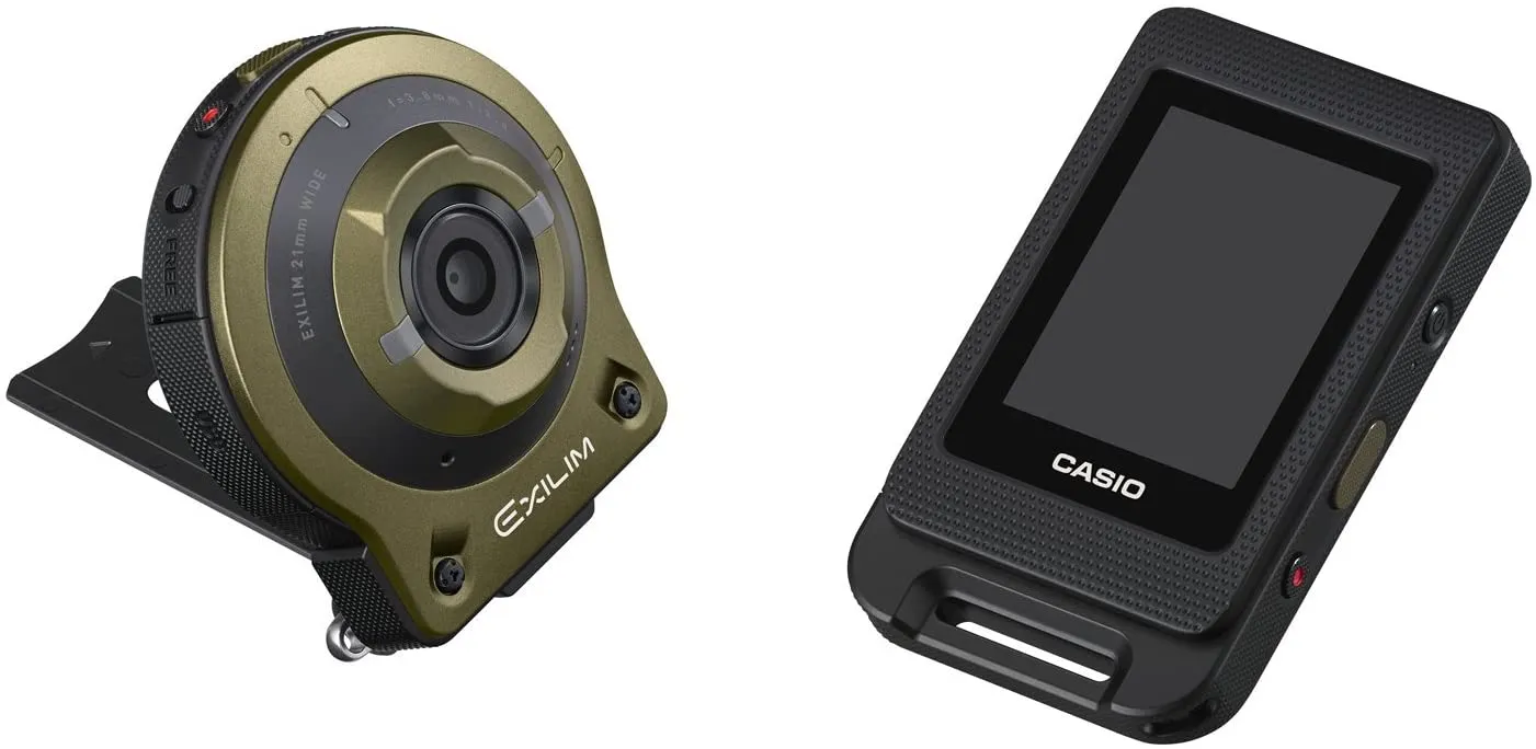 Casio EX-FR10 ExiIlm Life Style Digital Separable Action Camera 14.1 MP, 2" LCD, 1080p Green