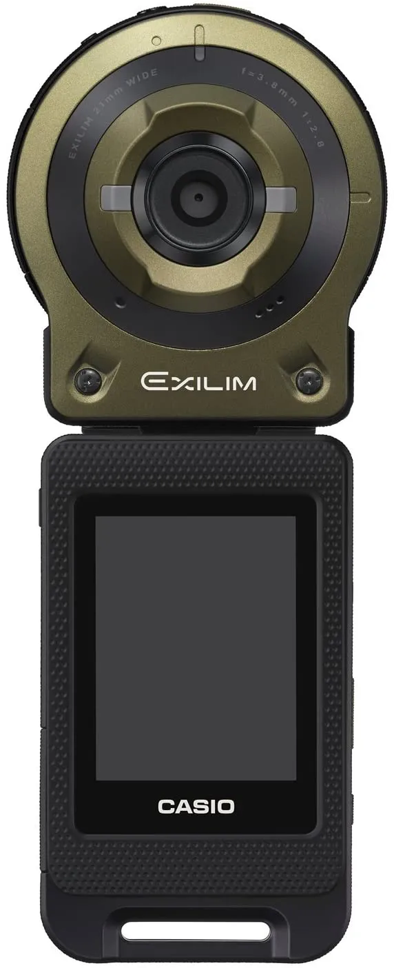 Casio EX-FR10 ExiIlm Life Style Digital Separable Action Camera 14.1 MP, 2" LCD, 1080p Green