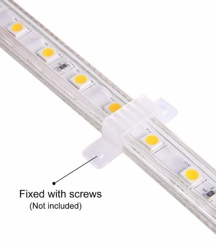 Cool White LED Strip 220V 240V 180LEDs/m SMD5730 IP65 with UK Plug