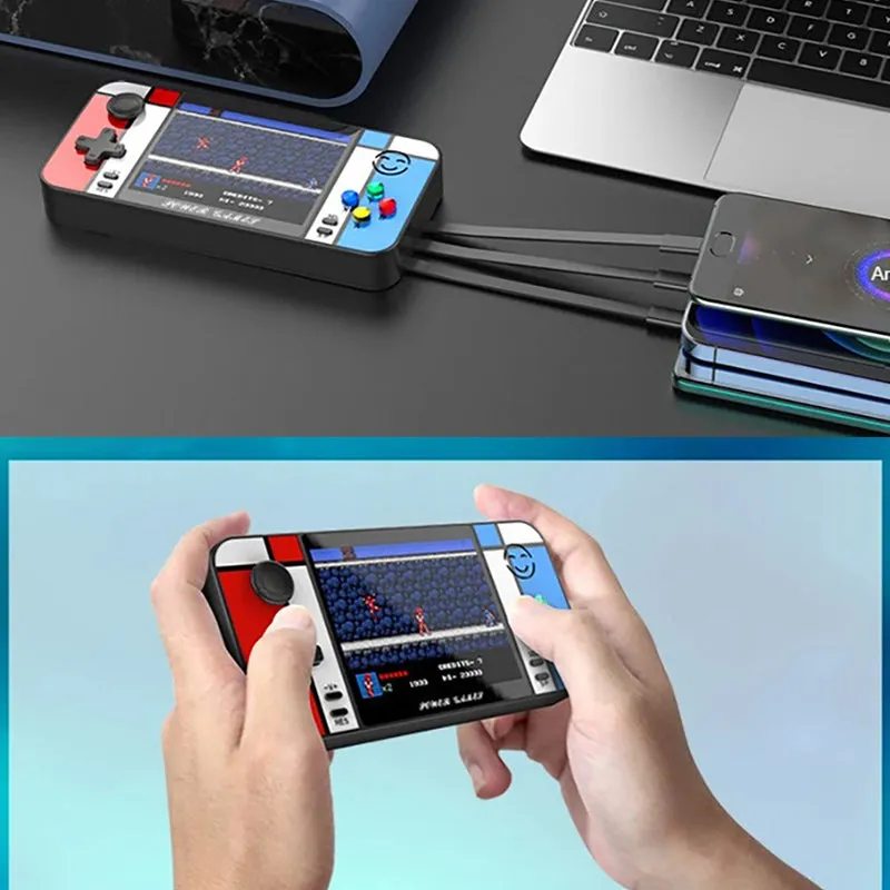 D41 2-in-1 Handheld Game Console Power Bank