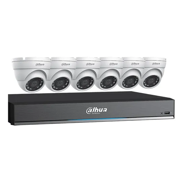 Dahua / HDCVI DVR Kit / 8 Channels / Penta-brid /  6 x 5MP, Mini Eyeball / 4K / DH-C785E63