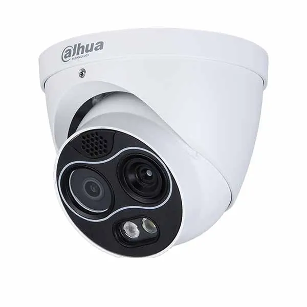 Dahua / IP / 4MP / Eyeball Camera / 2 mm Fixed Thermal Lens / Outdoor / WDR / IP67 / Hybrid Thermal / 5 Year Warranty / DH-TPC-DF1241N-D2F2