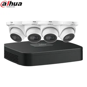 Dahua / IP Camera Kit / 4 x 4MP Eyeball Camera / 2.8mm Fixed Lens / 4-Channel / 4k NVR / 2TB HDD / IP67 / Starlight / DHI-N444E42B