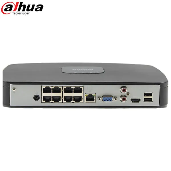 Dahua / IP Camera Kit / 6 x 4MP Mini Eyeball / 2.8mm Fixed Lens / 8-Channel / 4k NVR / 2TB HDD / IP67 / Starlight / DH-N484E62B