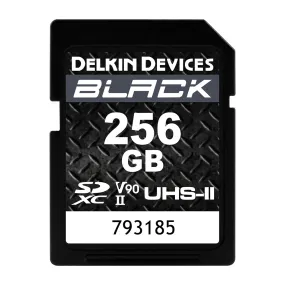 Delkin Devices 256GB BLACK UHS-II Rugged SDXC Memory Card V90