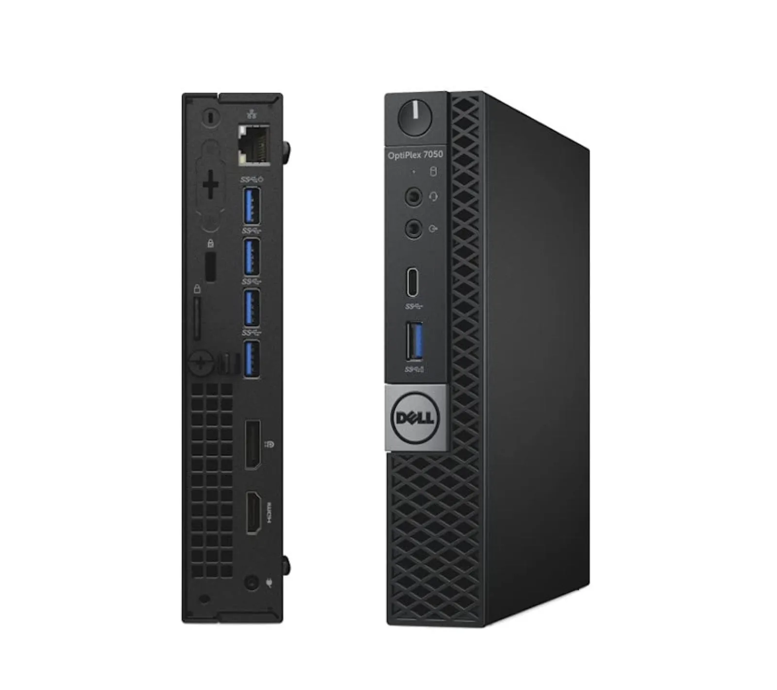 DELL Micro 7050 Wifi Desktop Intel i5 7th Gen 8GB RAM 256GB SSD Win 10 Pro Black