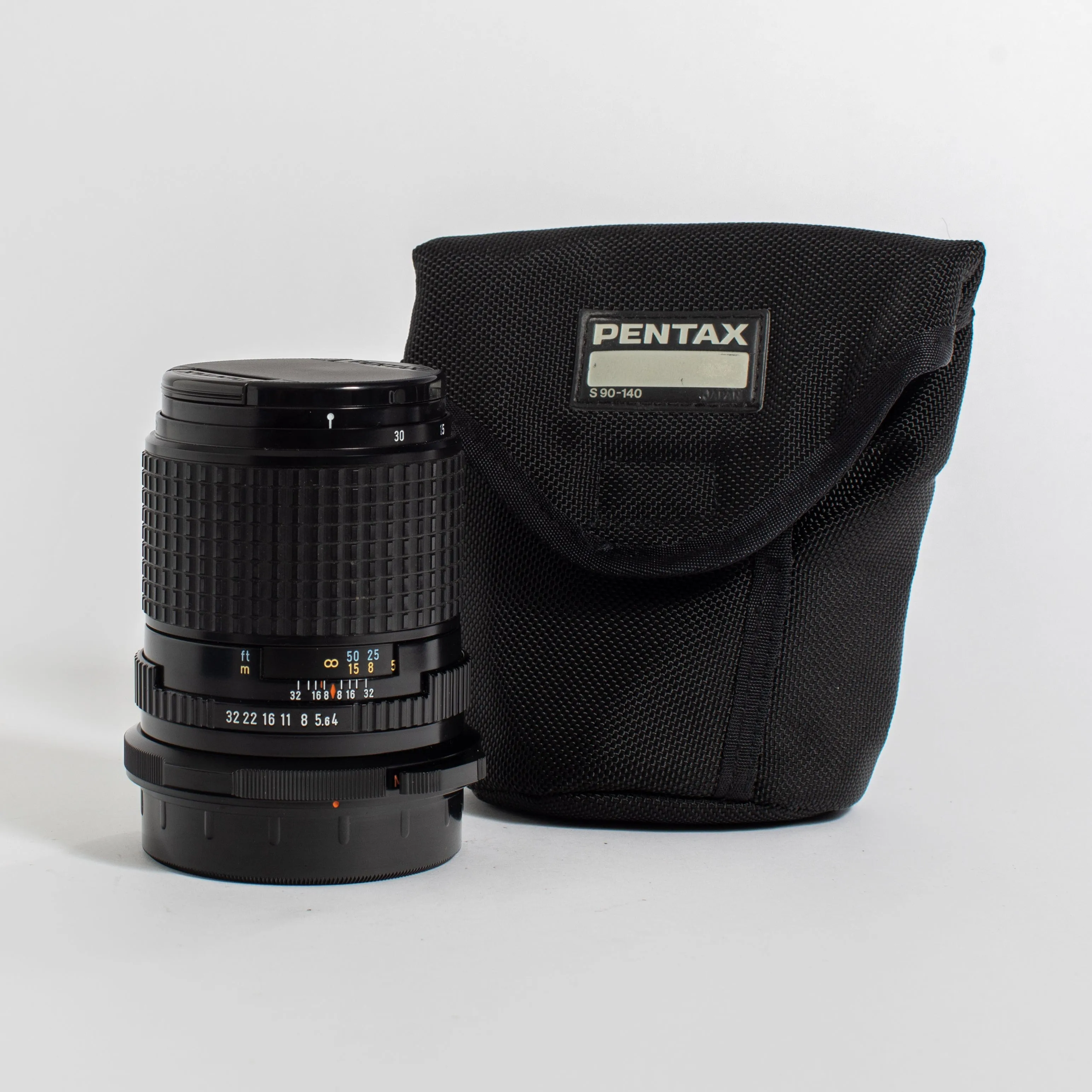 Fresh CLA: Pentax 67 MLU with 75mm f/4.5 lens, 135mm f/4 Macro lens, wooden grip, and Pentax strap