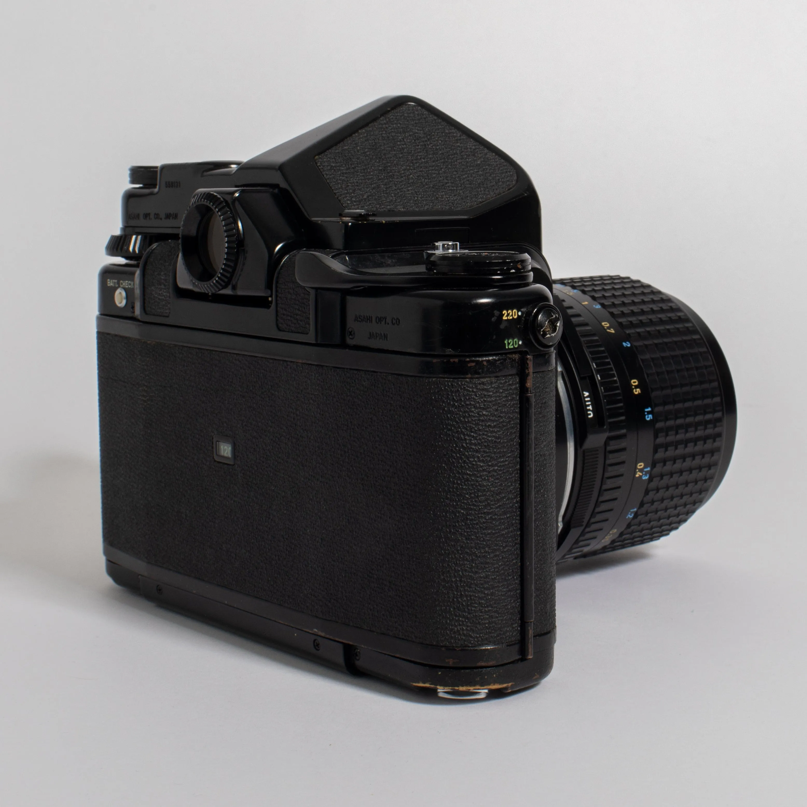 Fresh CLA: Pentax 6x7 MLU with SMC Pentax 67 55mm f/4 Lens, Auto Extension Tube, and TTL Prism Finder