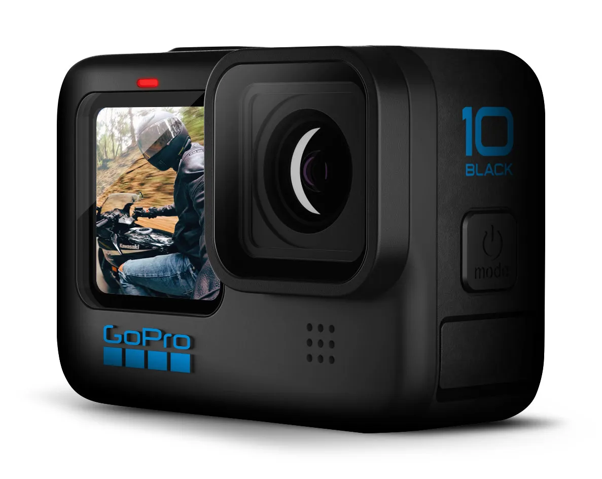 GoPro HERO10 - Waterproof Action Camera   64GB Card and 2 Extra Batteries