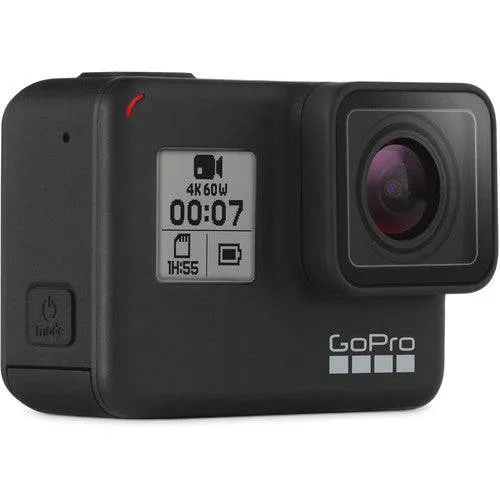 GoPro HERO7 Black Waterproof Digital Action Camera Bundle   32GB microSD Card