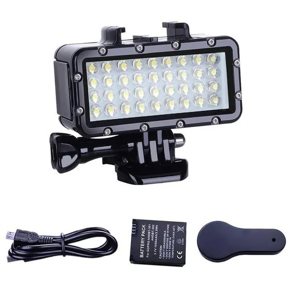 High Power Dimmable Waterproof LED Video Light