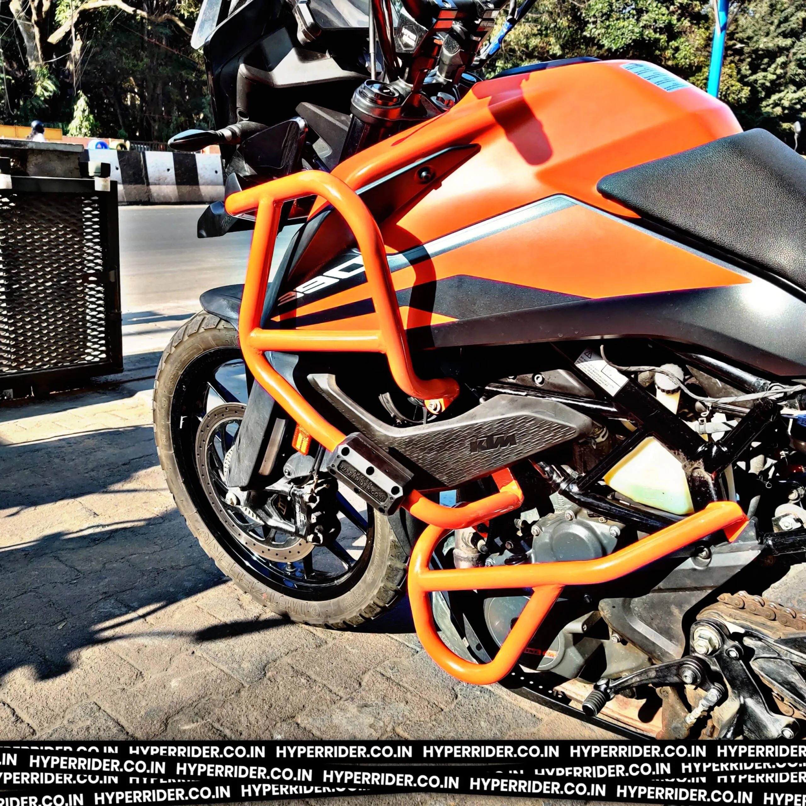 Hyperrider KTM Adventure 390 250 Crash Guard Type 2 Orange (HRADV021S)